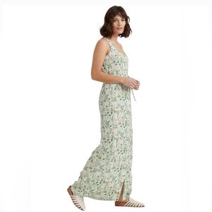 Lucky Brand Mint Green Floral Maxi Dress